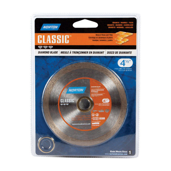 Norton Abrasives SAW BLADE CONT RIM 4.5"" 07660701194